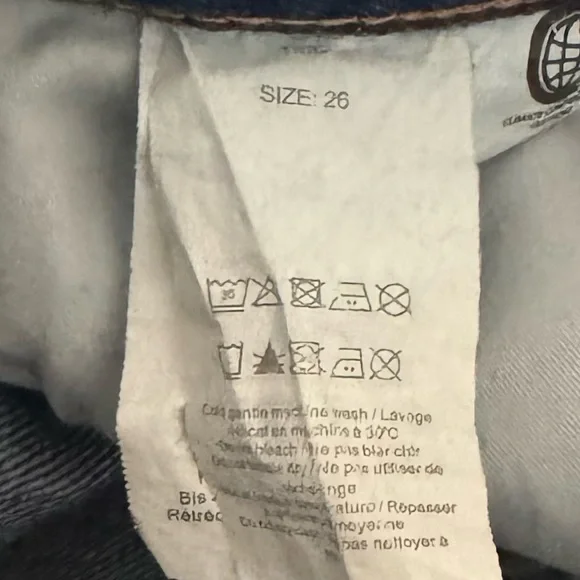 GANNI X Levi’s Cropped Jeans Side Slit High Rise Relaxed Fit Size 26 - Picture 6 of 7